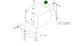 Бак 8287-04-1112 Komatsu