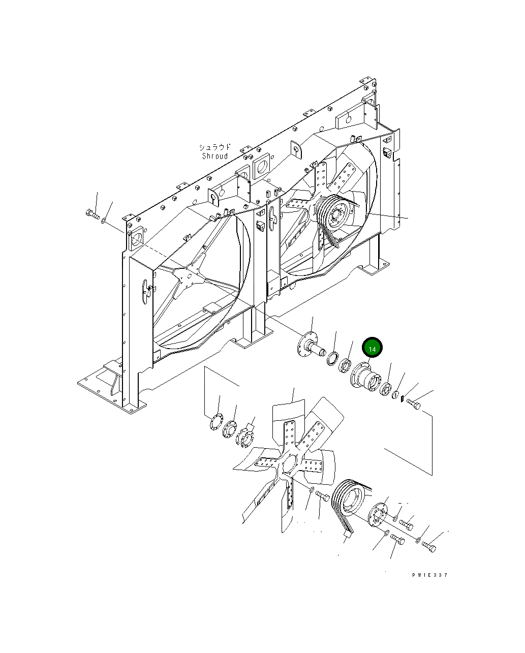 Барабан 209-03-21130 Komatsu