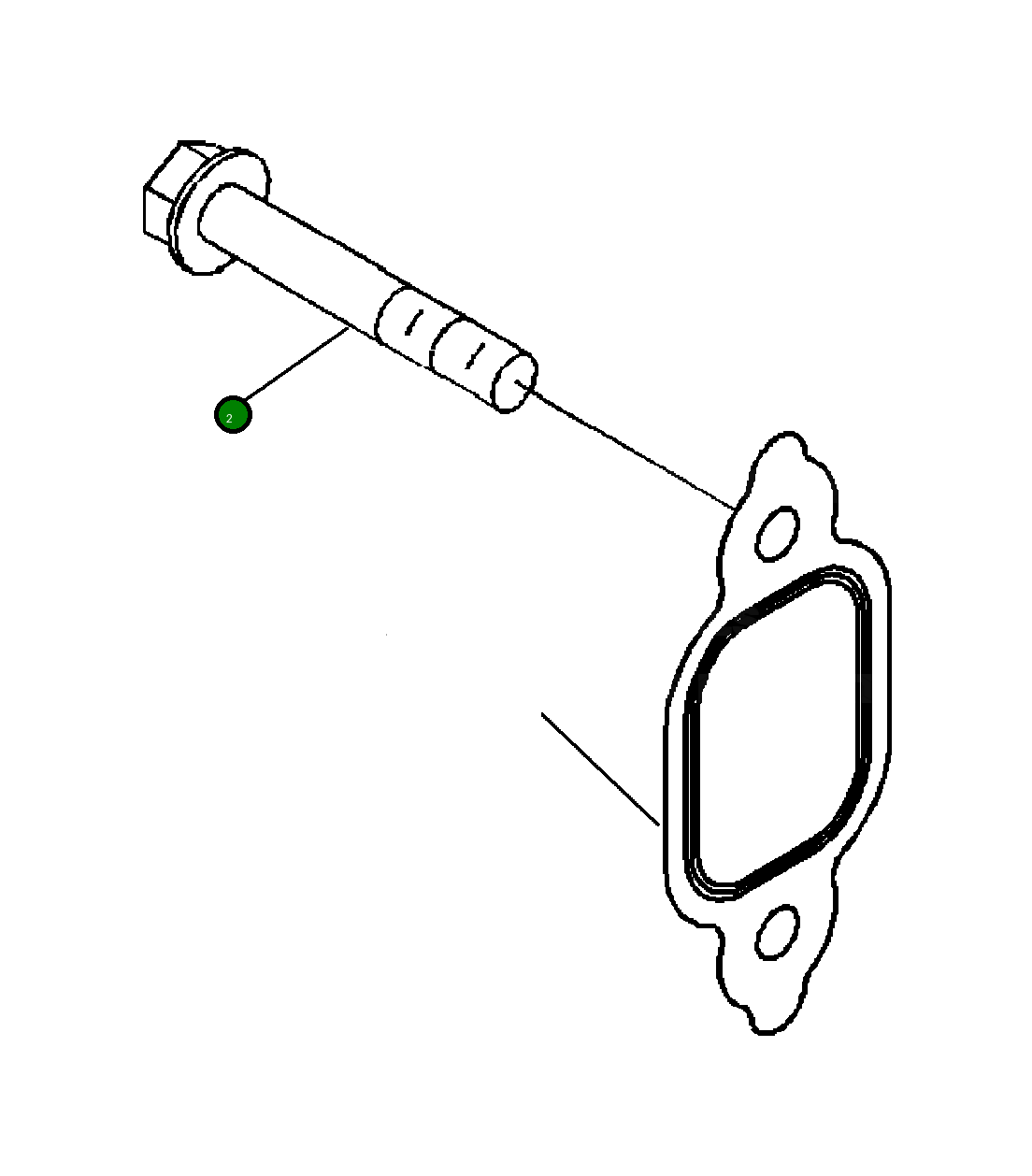 Болт (M10x1.50x65) 1240 580 H1 Komatsu