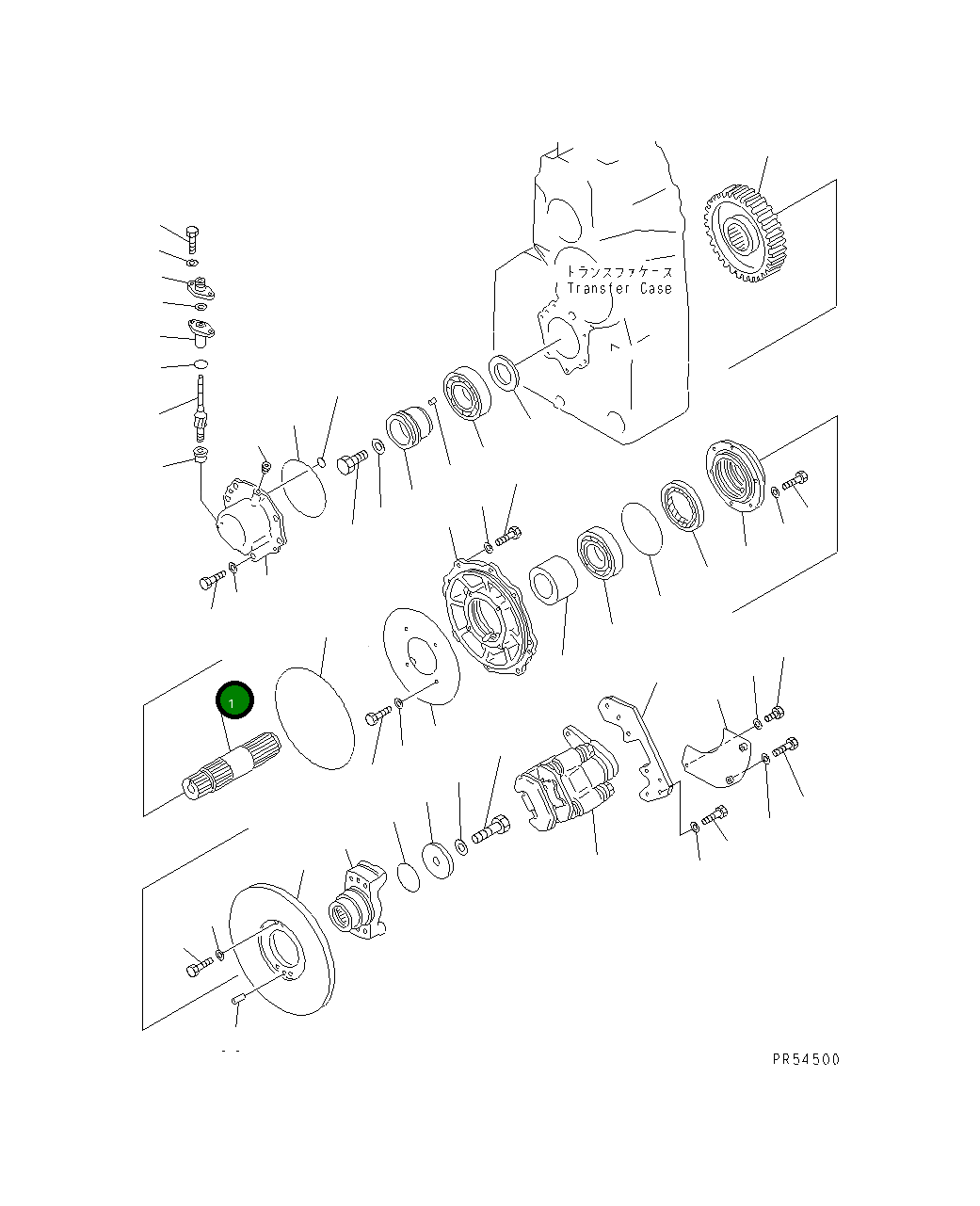 Вал 235-15-13310 Komatsu