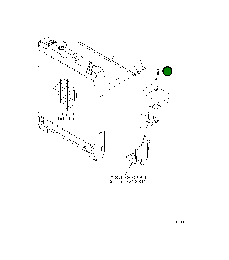 Винт 01023-10820 Komatsu