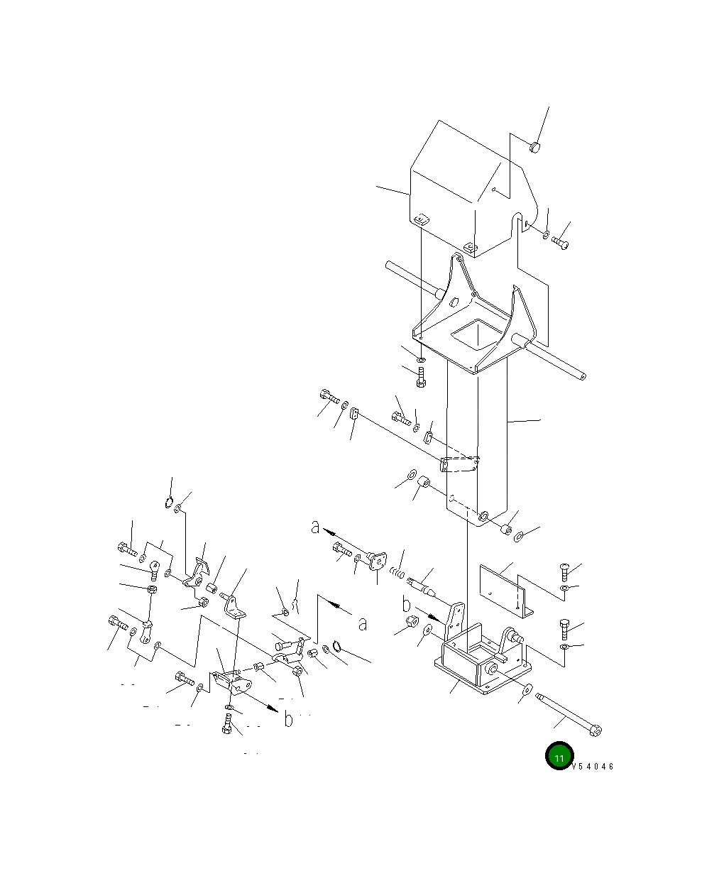 Вал 23A-43-18450 Komatsu