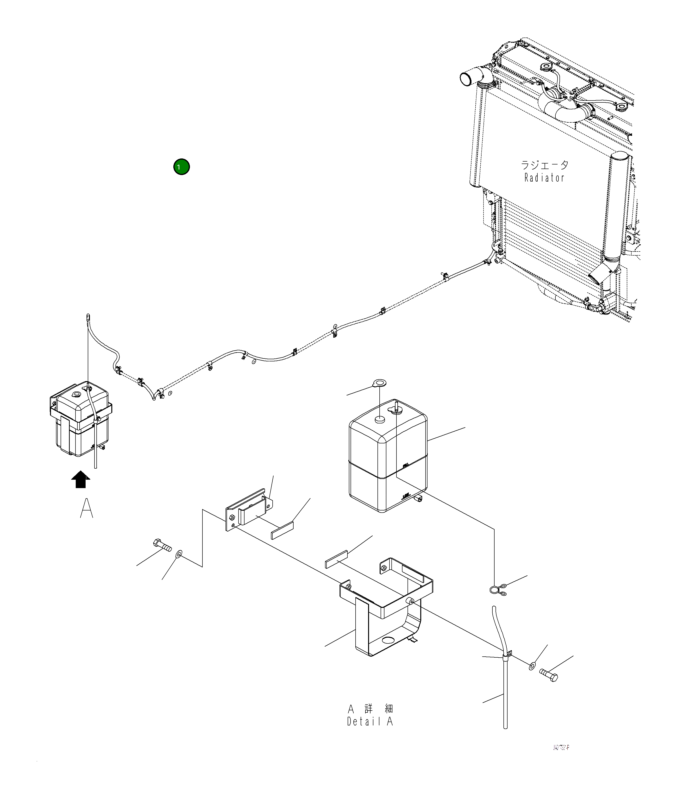 Бак 421-03-61710 Komatsu