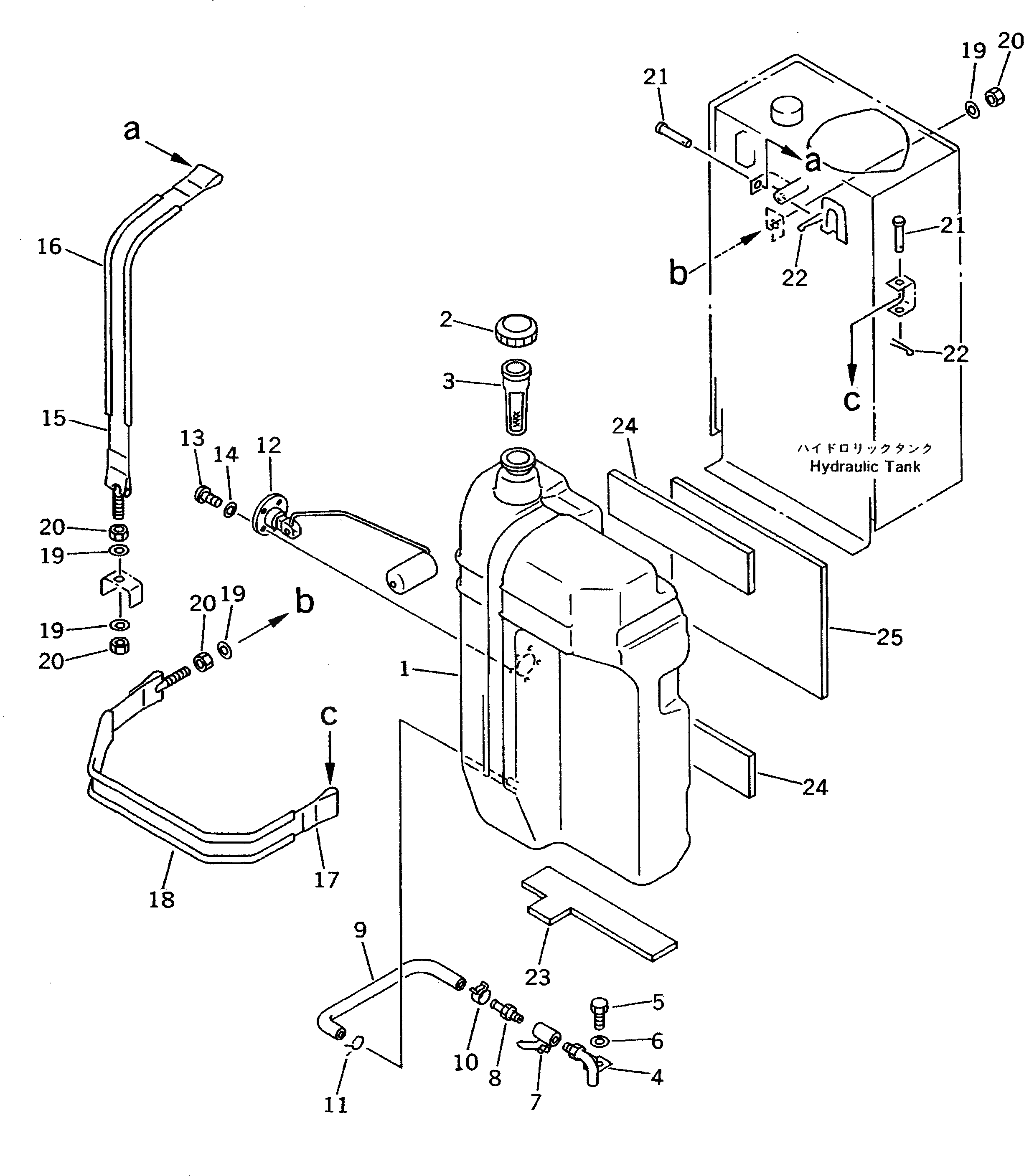 Бак 21U-04-21110 Komatsu
