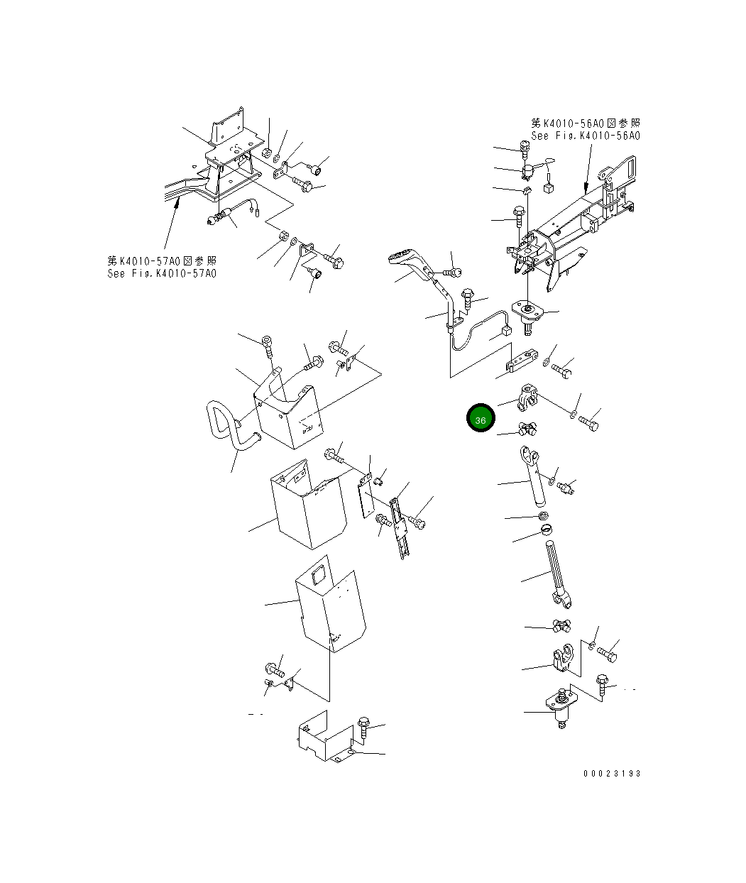 Вилка 421-40-12531 Komatsu