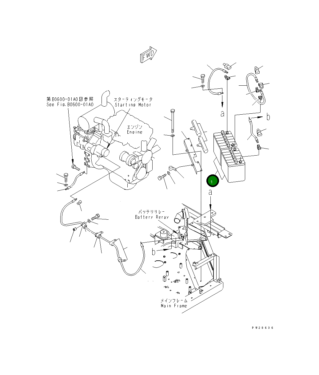 Аккумулятор (55D26R) 08000-02206 Komatsu