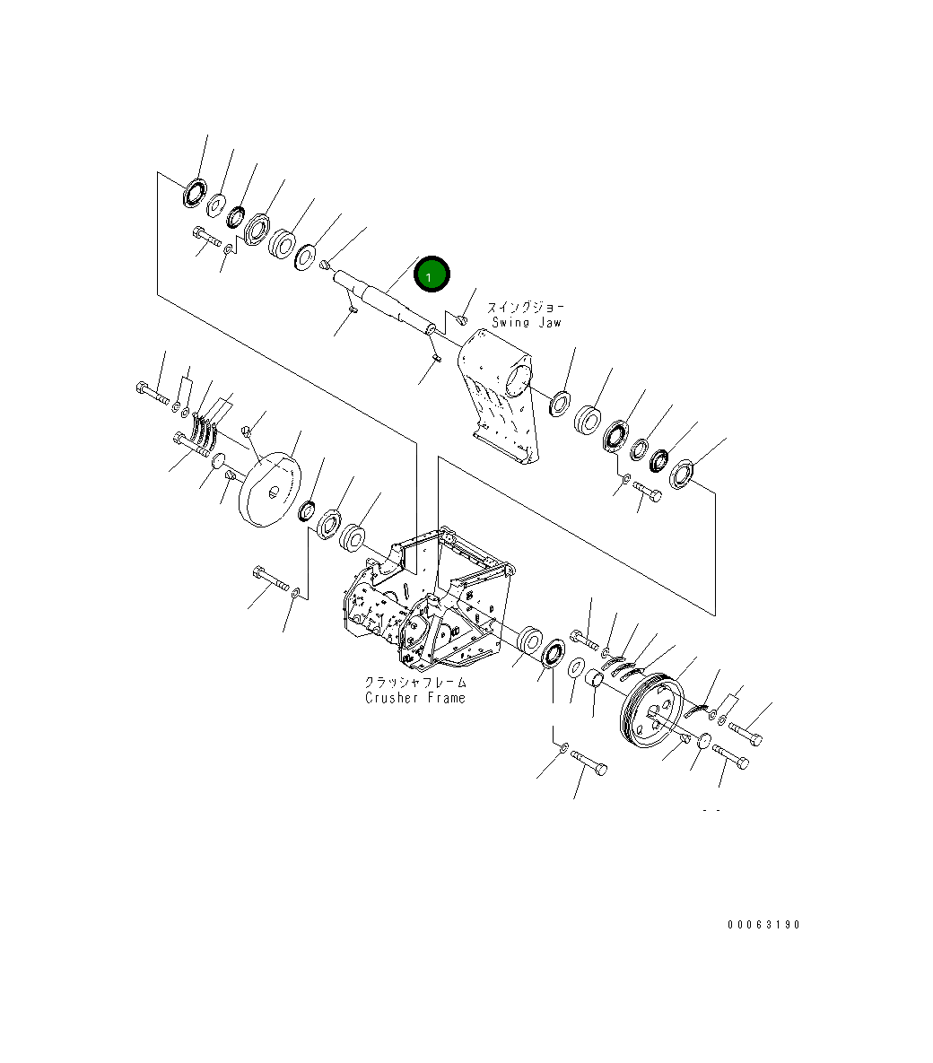 Вал 8234-70-5211 Komatsu