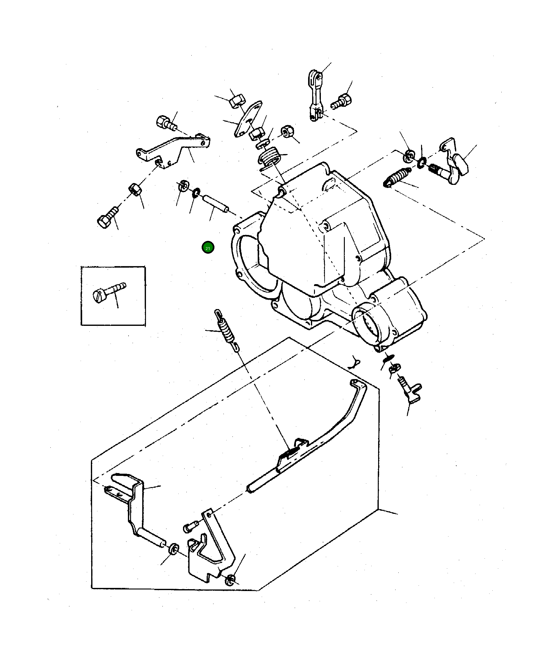 Вал PKP000140 Komatsu