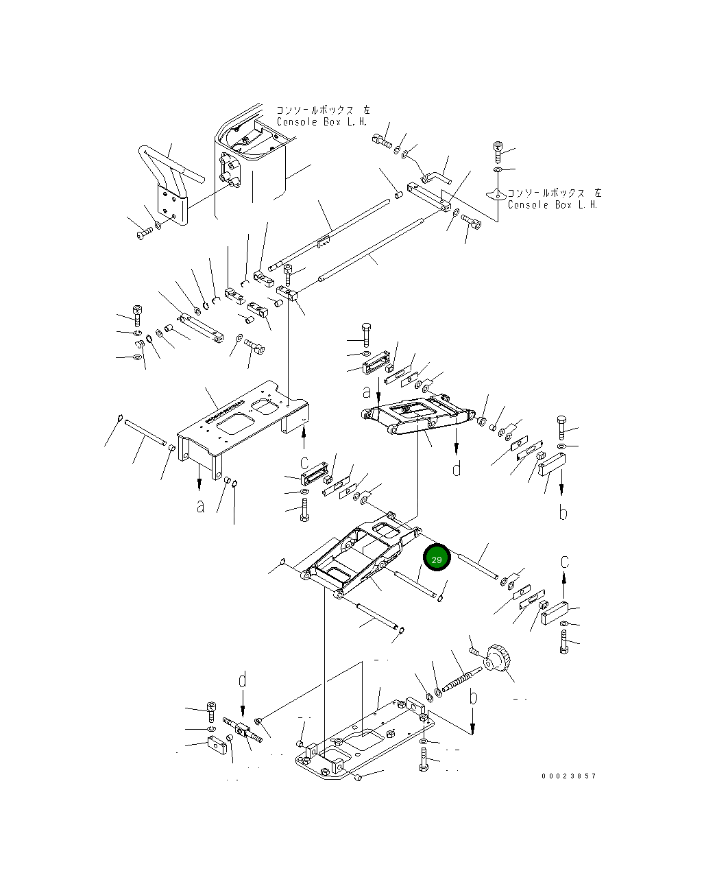 Вал 17A-43-26231 Komatsu