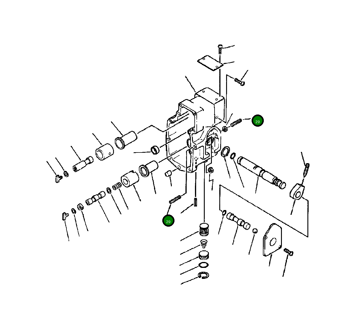 Болт (1/4 - 28x1 1/2 INCH) 1239 824 H1 Komatsu