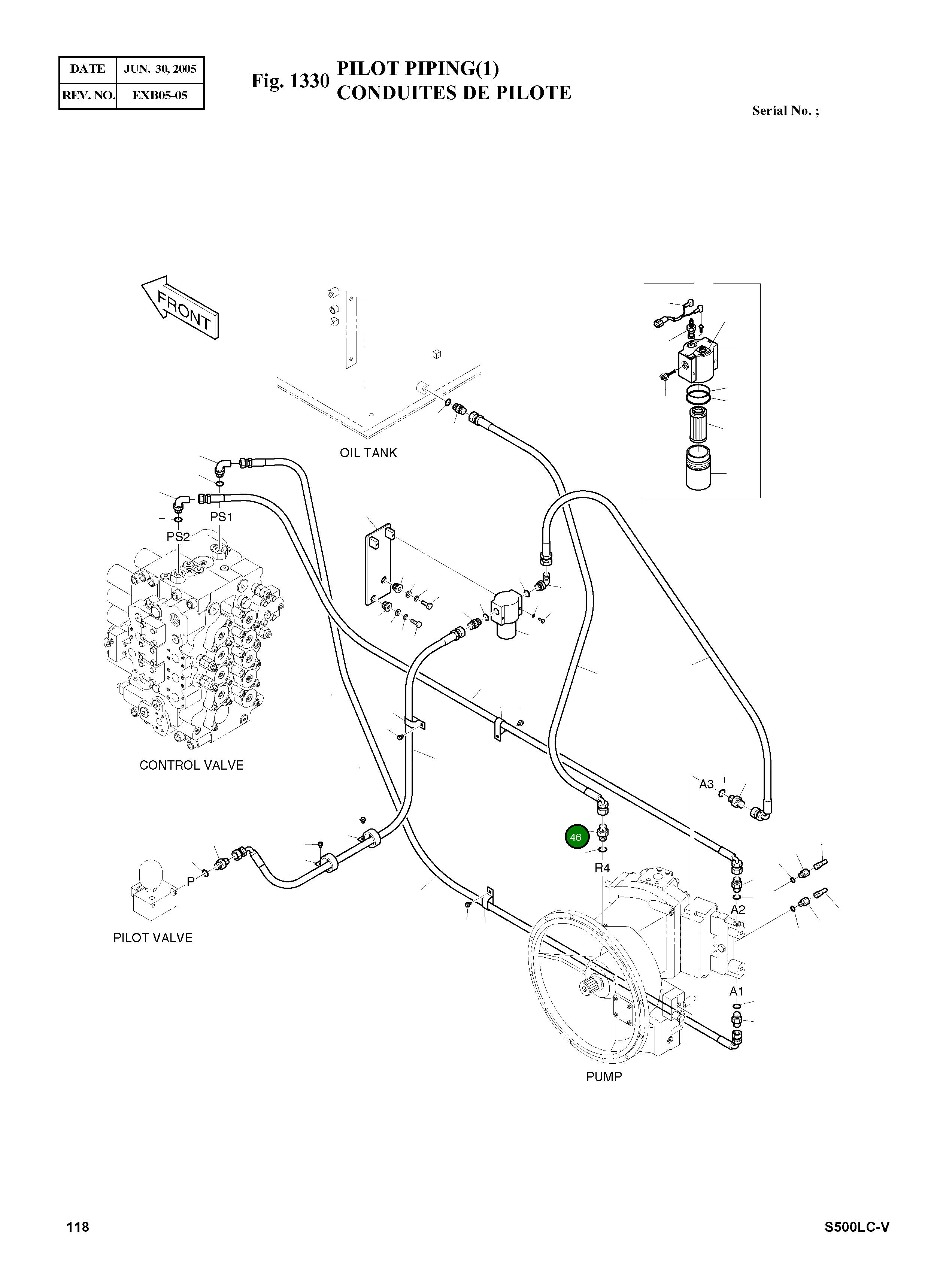 Адаптер 2181-1126D92 Komatsu