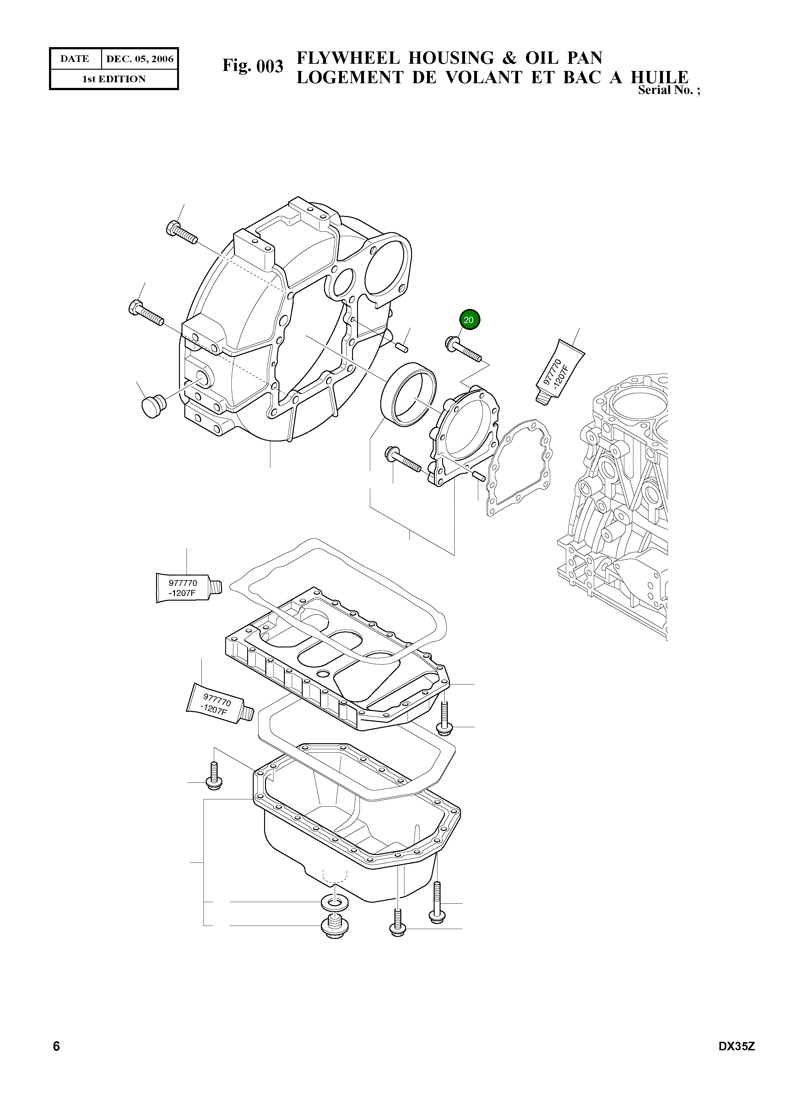 Болт M8X30 K9004781 Komatsu