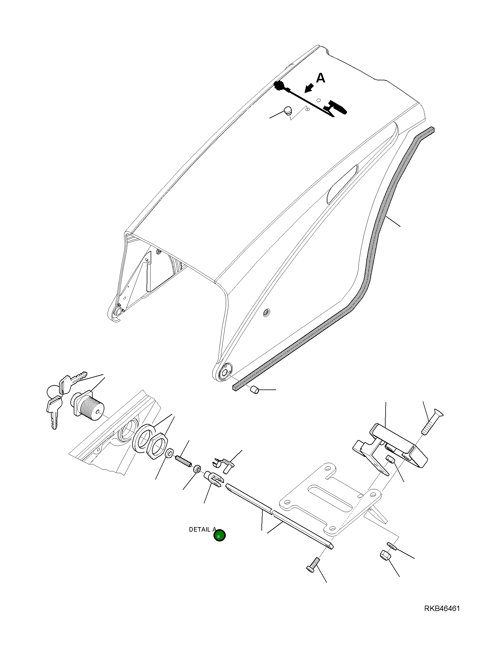 Вилка 37A-09-5Z016 Komatsu