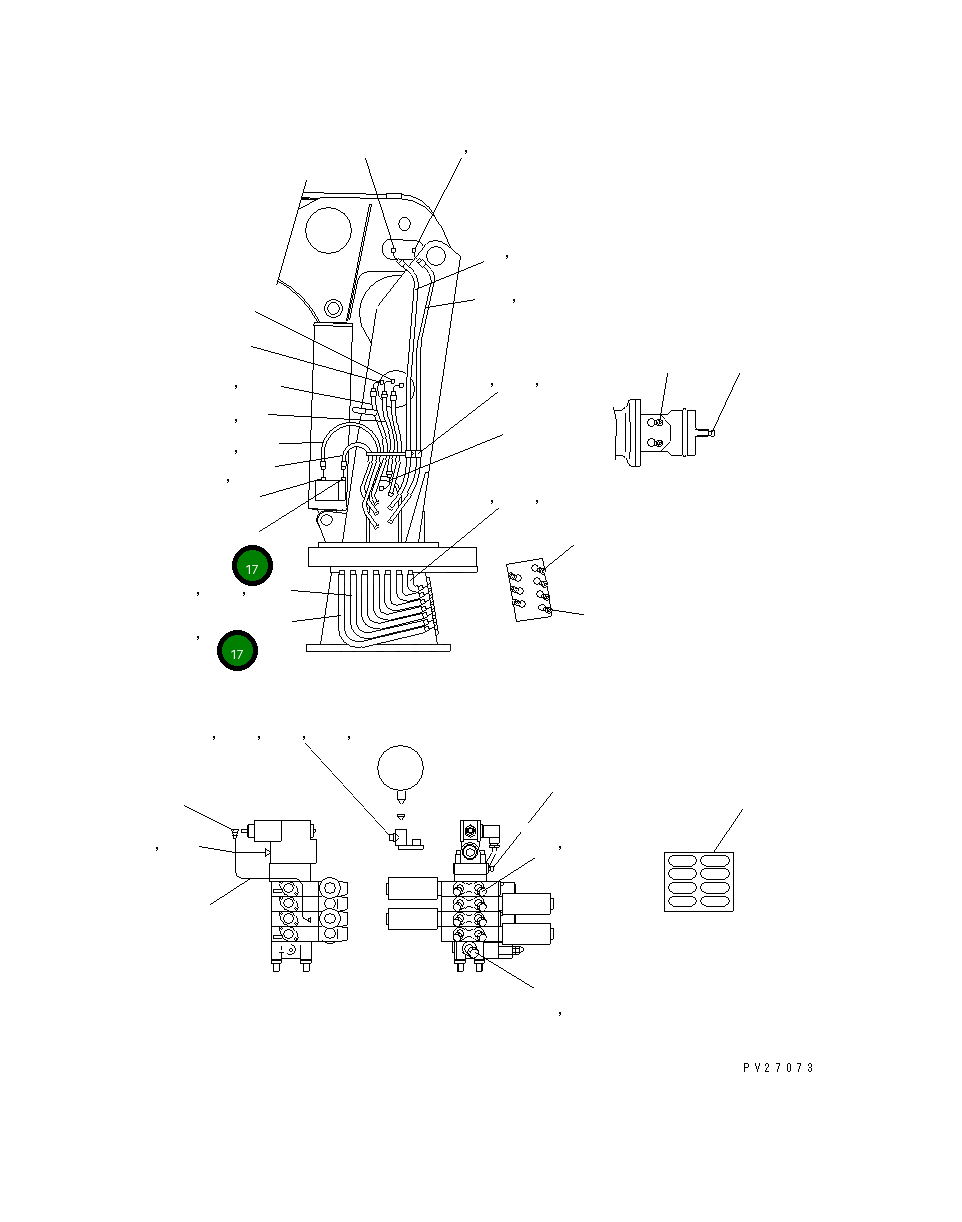 Адаптер UN770A02J04 Komatsu