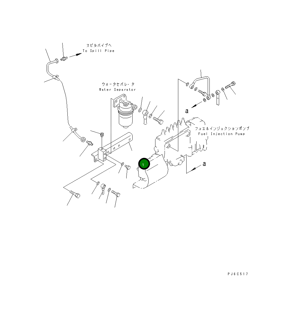 Адаптер 6151-71-9230 Komatsu