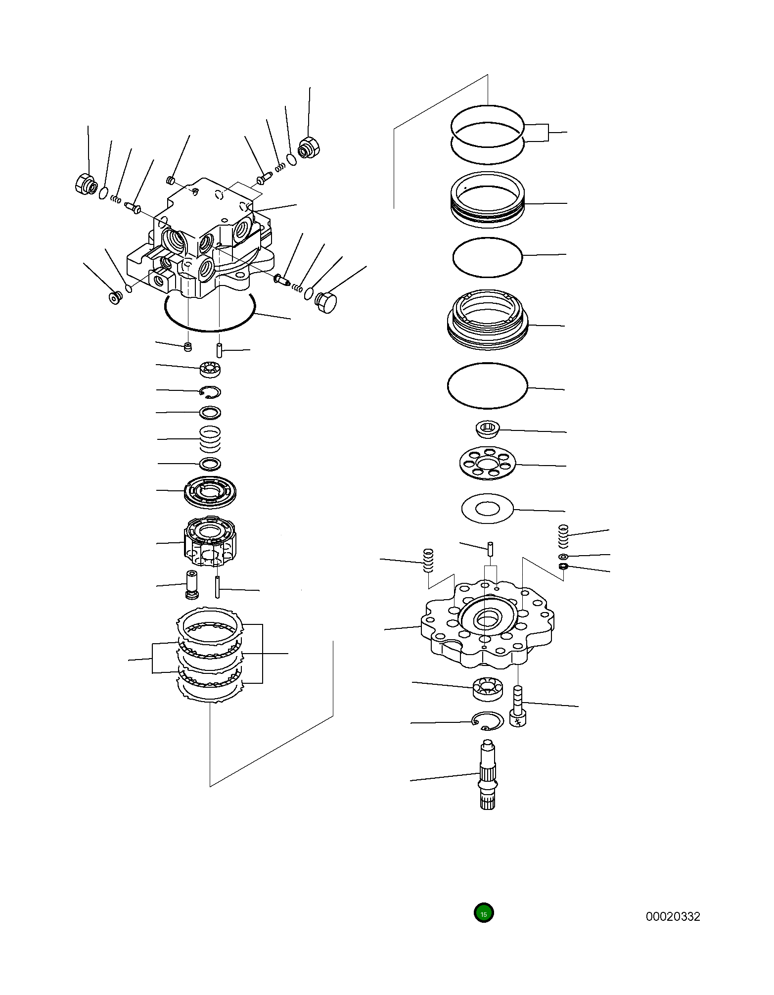 Вал  708-7R-12130 Komatsu
