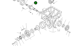 Вал 14Y-22-21123 Komatsu