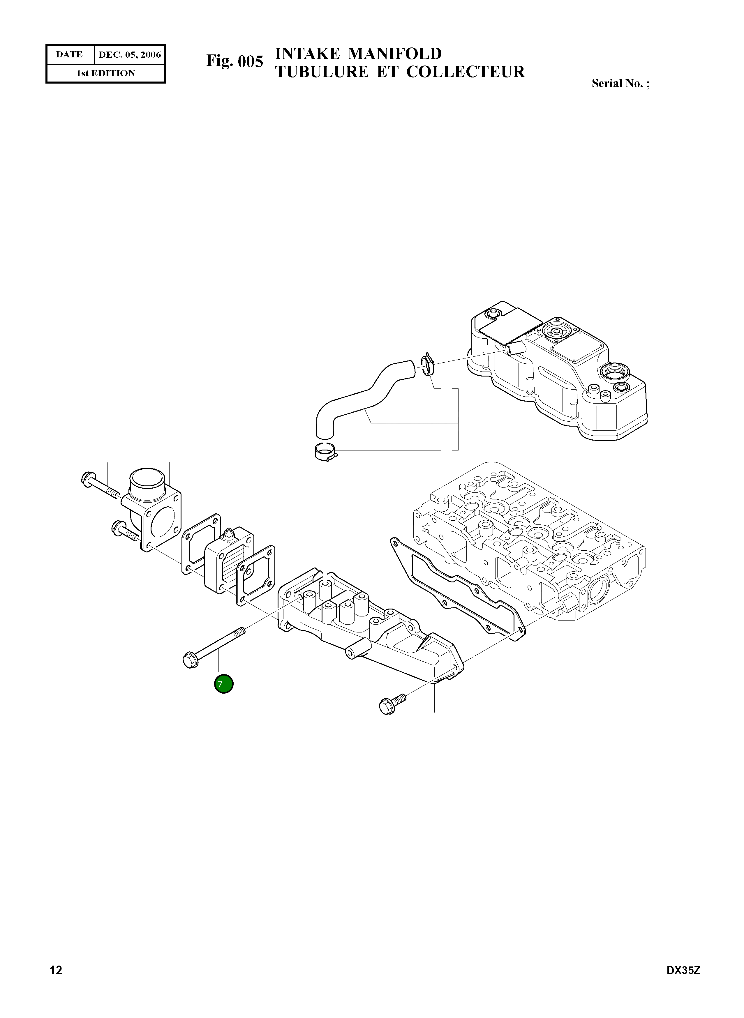 Болт M8X80 2.120-00146 Komatsu
