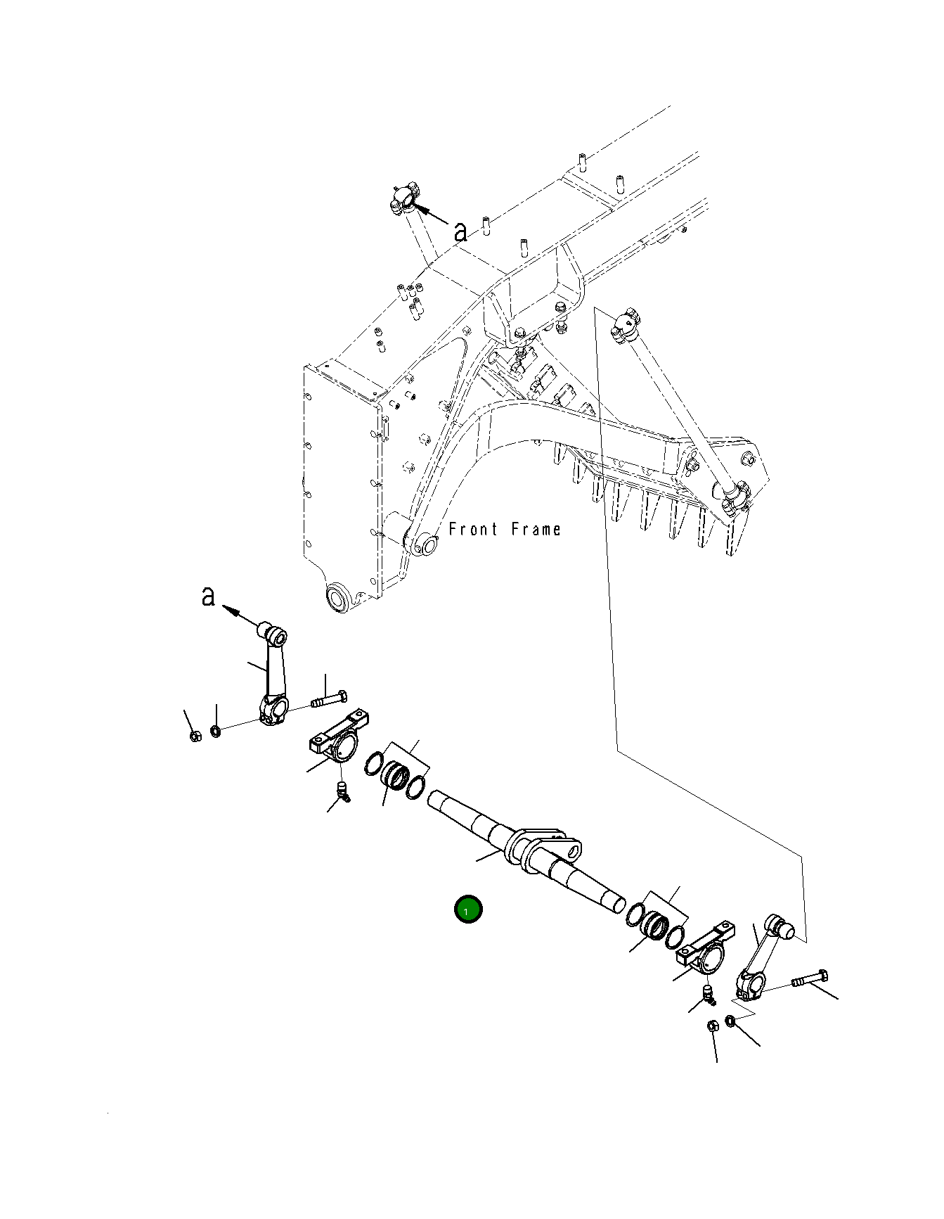 Вал 23H-71-11311 Komatsu