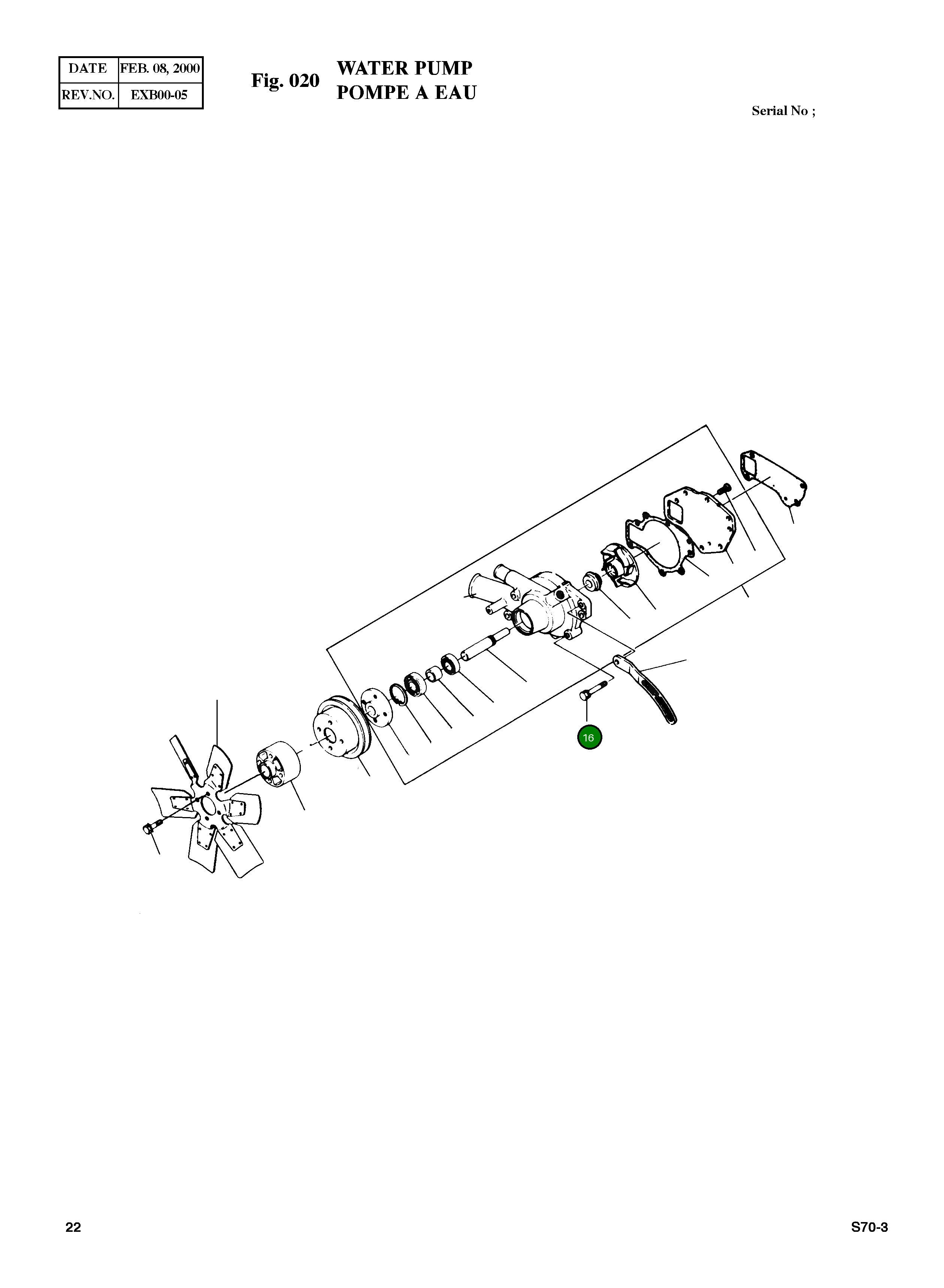 Болт M10X1.25X75 06.01533-8221 Komatsu