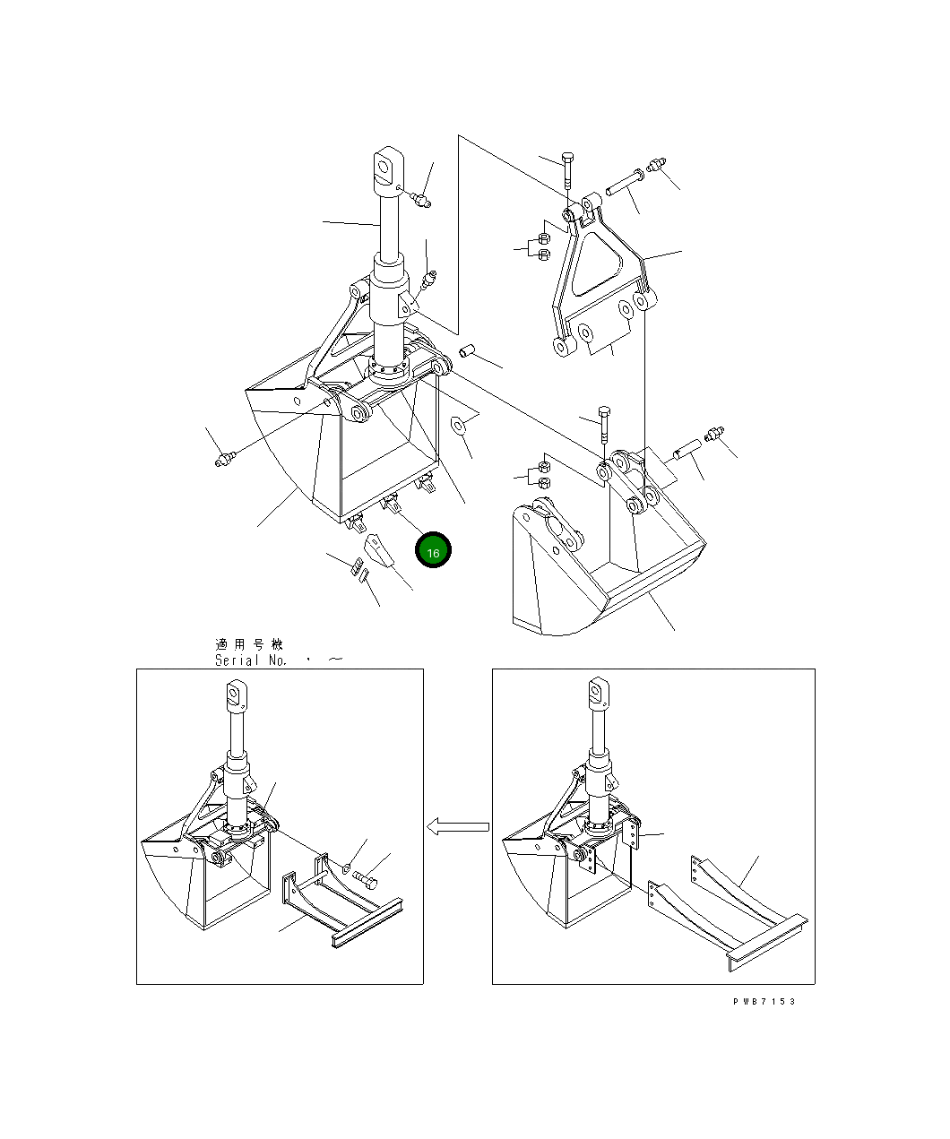 Адаптер ARK200CSB70-30 Komatsu