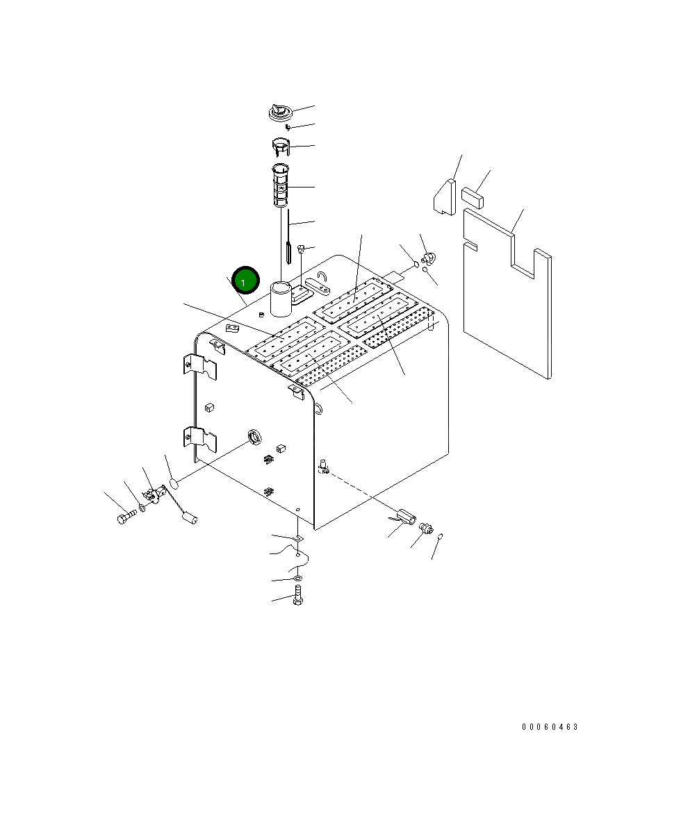 Бак 208-04-75112 Komatsu
