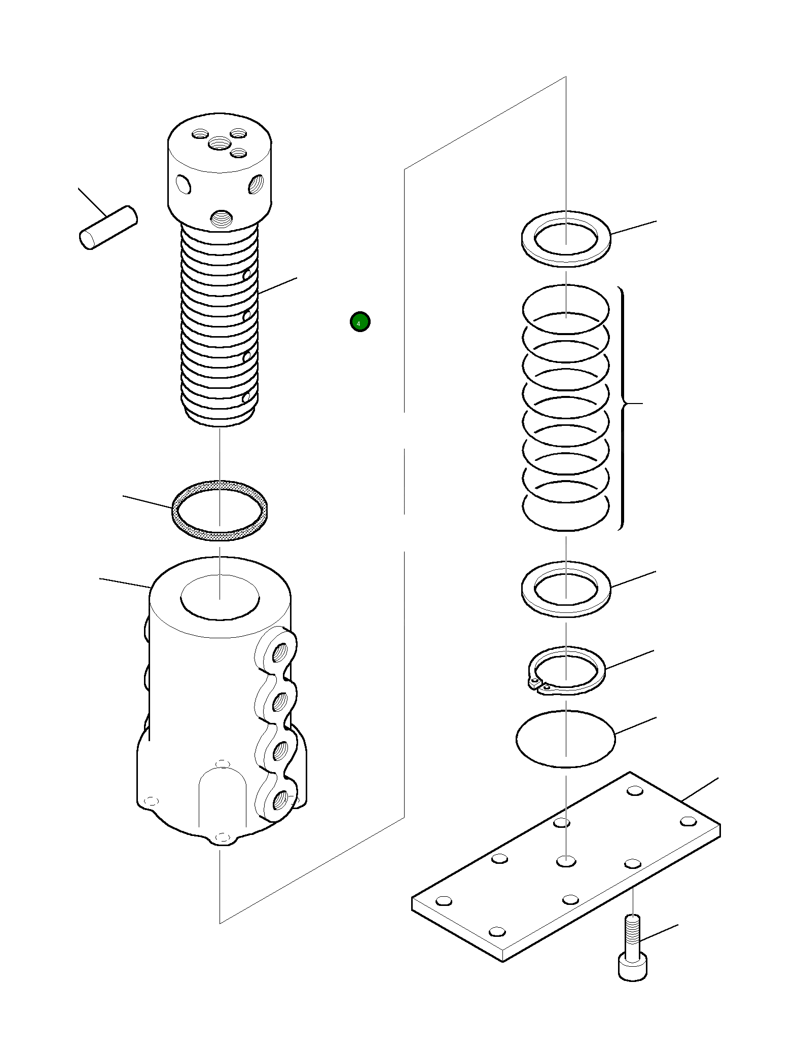Вал 200150649 Komatsu
