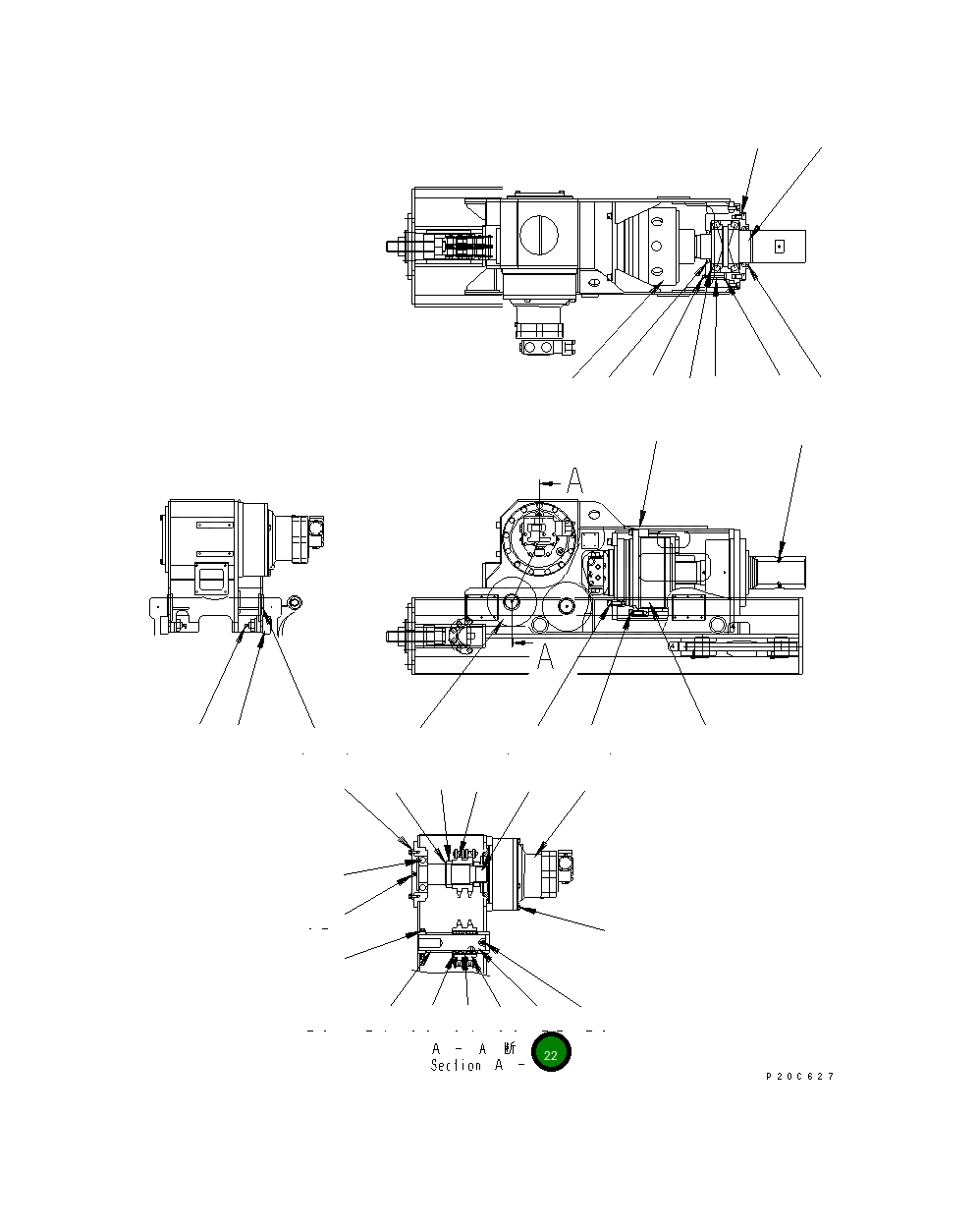 Вал 8210-73-1220 Komatsu