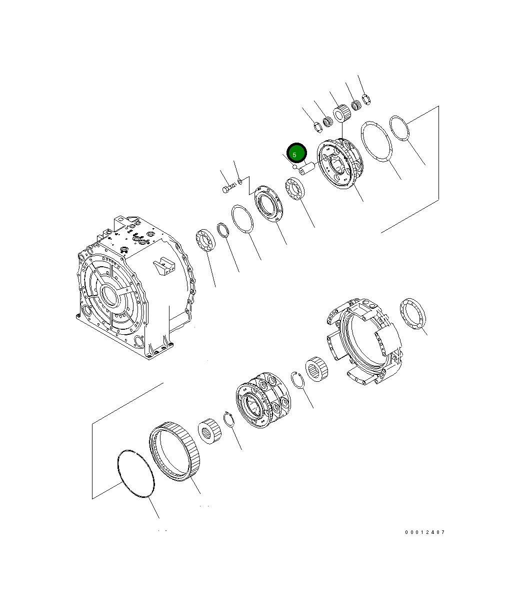 Вал 198-15-42530 Komatsu
