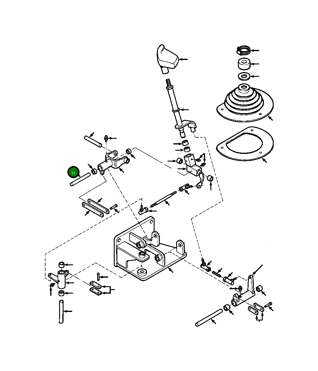 Вал 1258 273 H1 Komatsu
