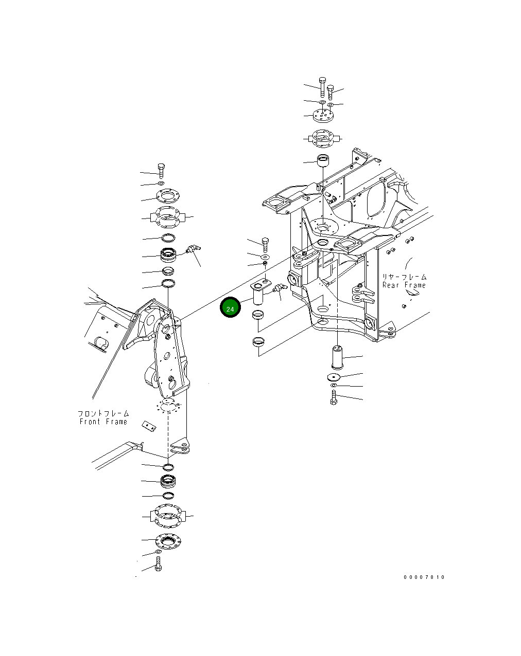 Вал 419-46-11330 Komatsu