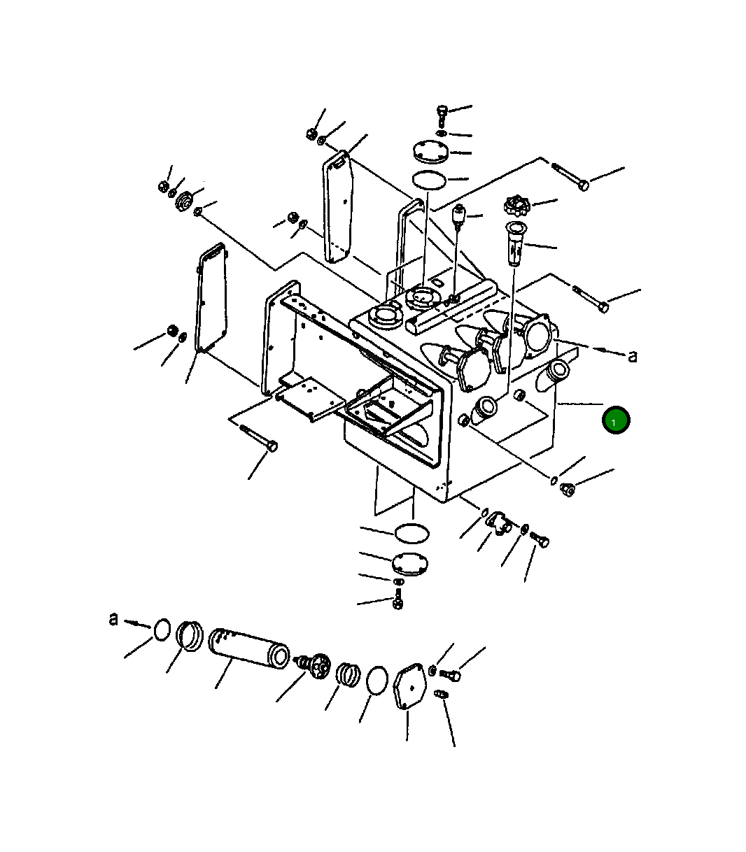 Бак 561-60-61111 Komatsu