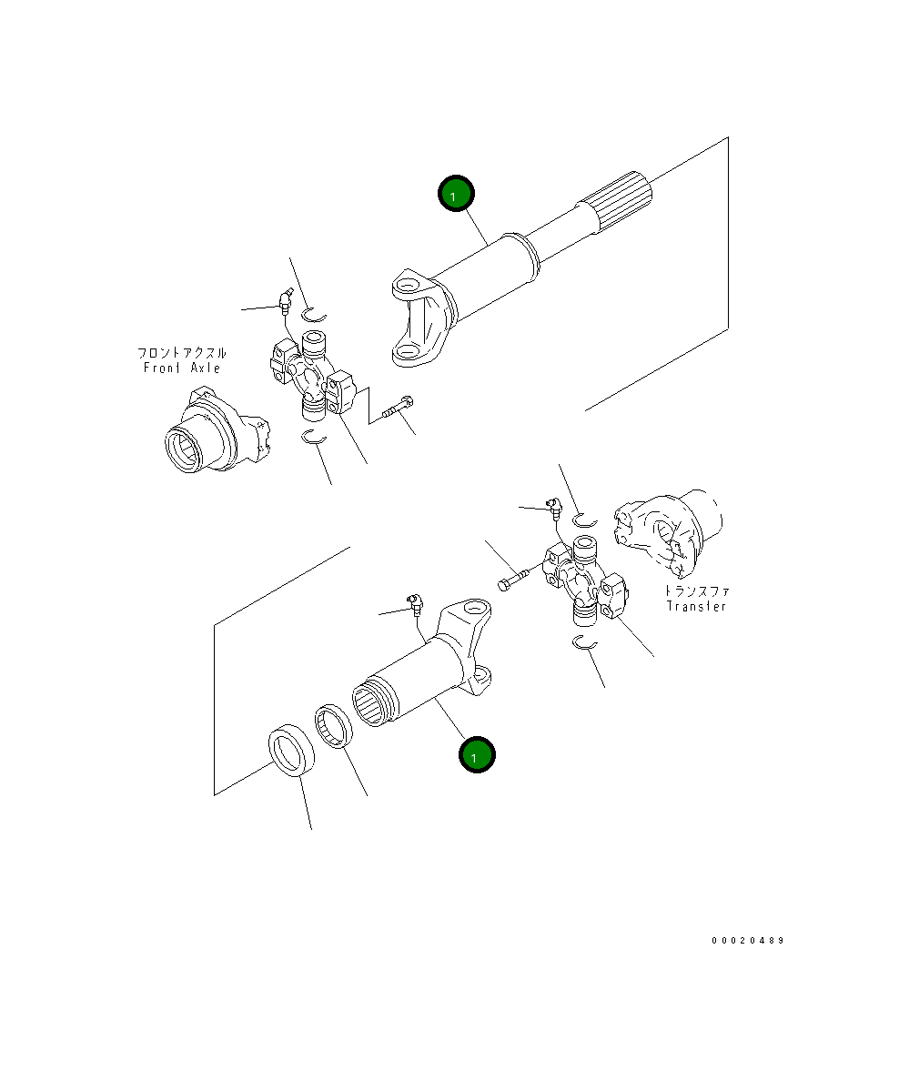 Вал 418-20-32850 Komatsu