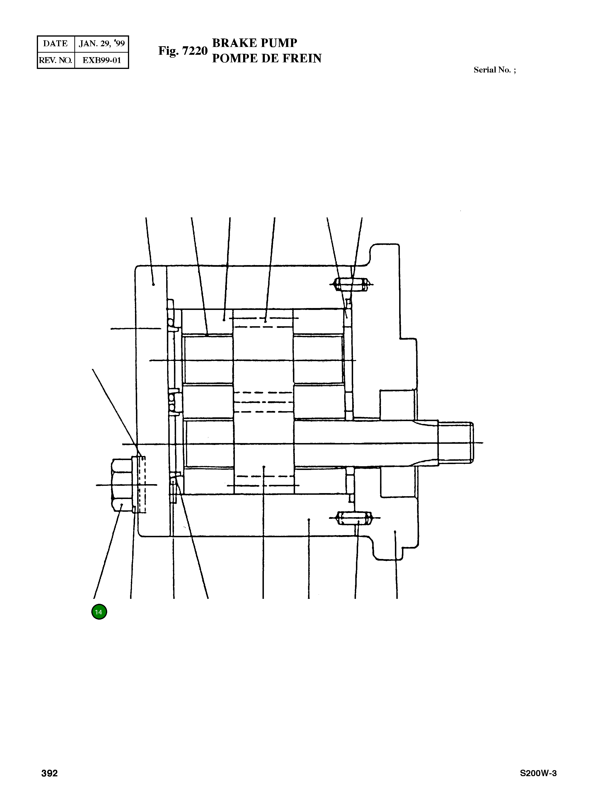 Болт M10X90L 1303030673 Komatsu