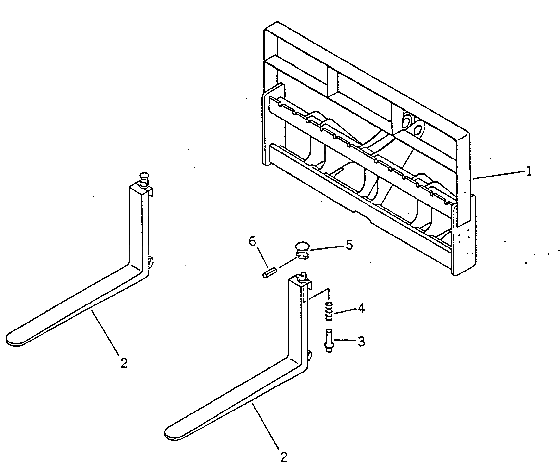 Вилка 415-884-1120 Komatsu