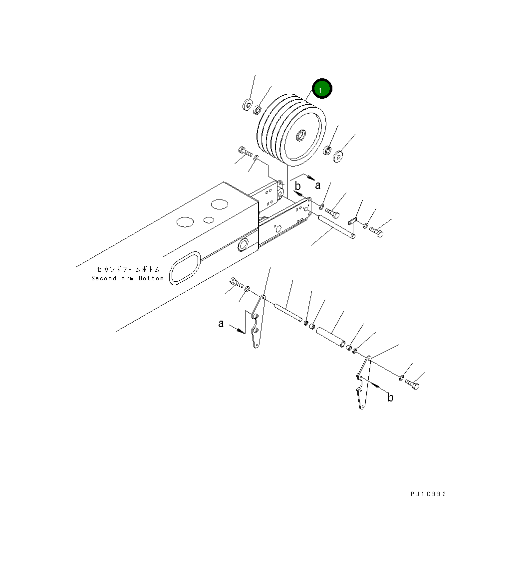 Барабан 203-957-3251 Komatsu