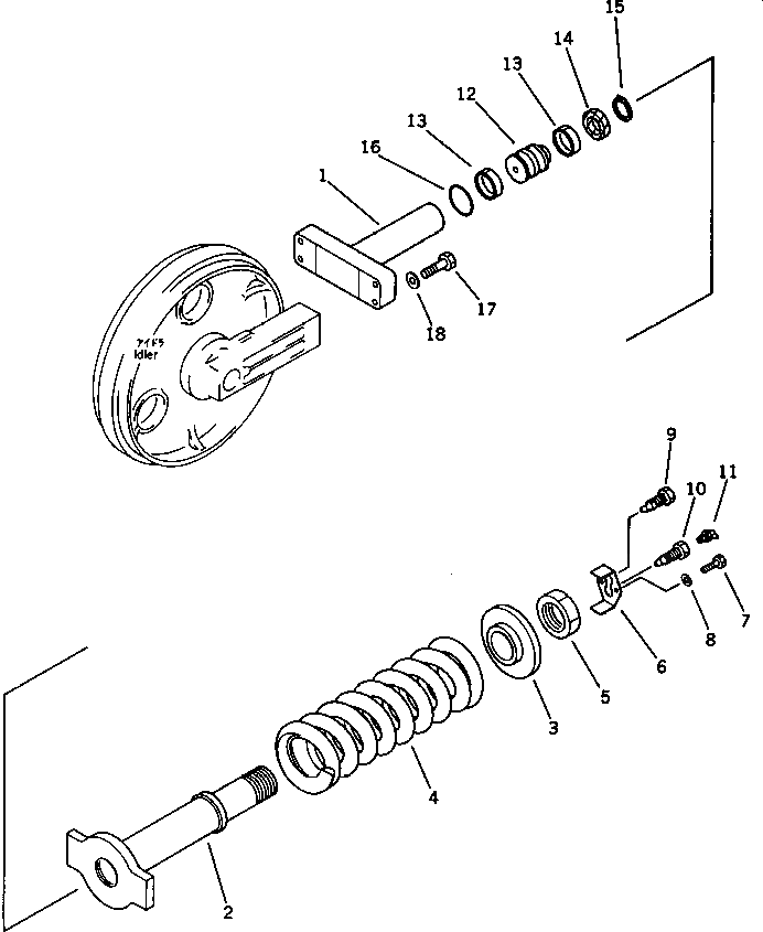 Вилка 20X-30-22191 Komatsu