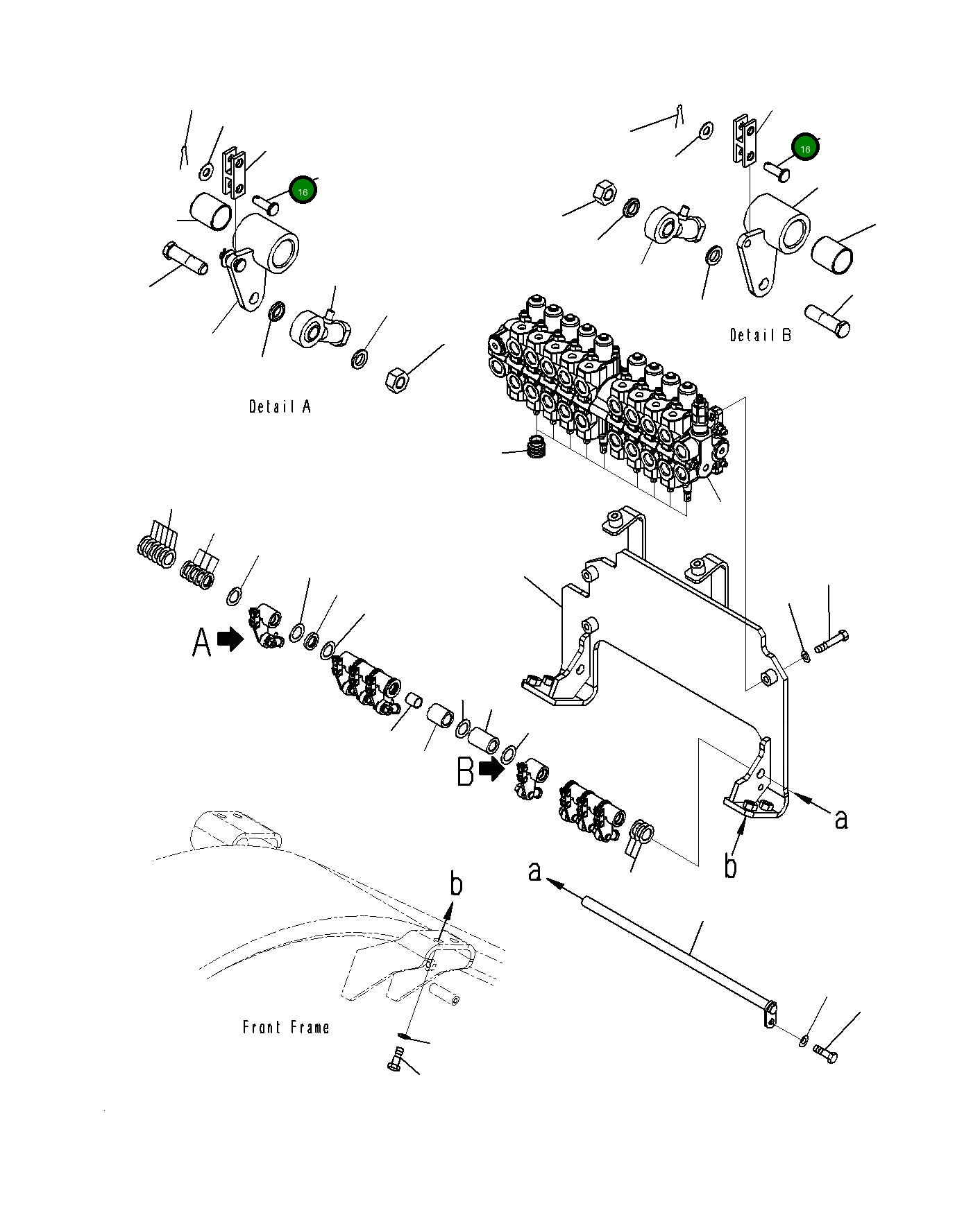 Вилка 23B-60-71360 Komatsu