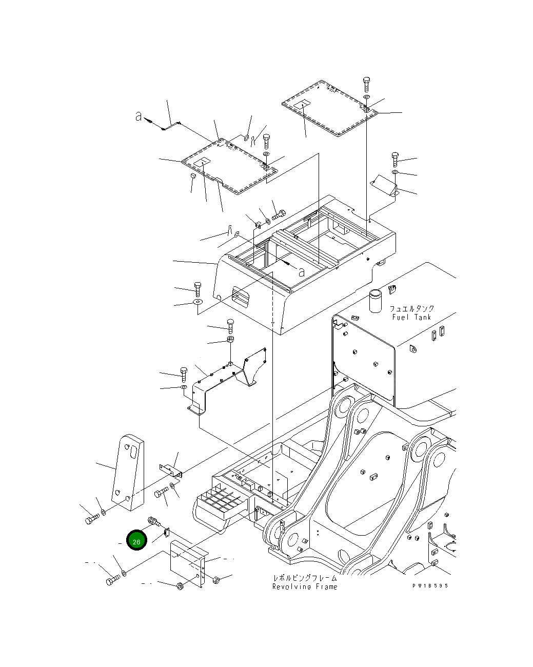 Винт 01023-60310 Komatsu
