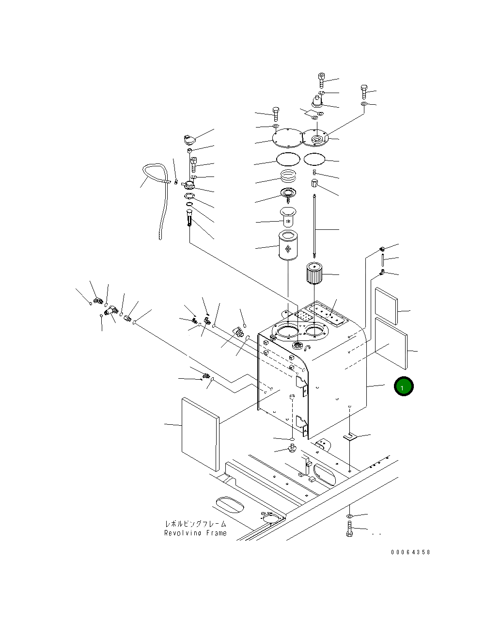 Бак 207-60-75110 Komatsu