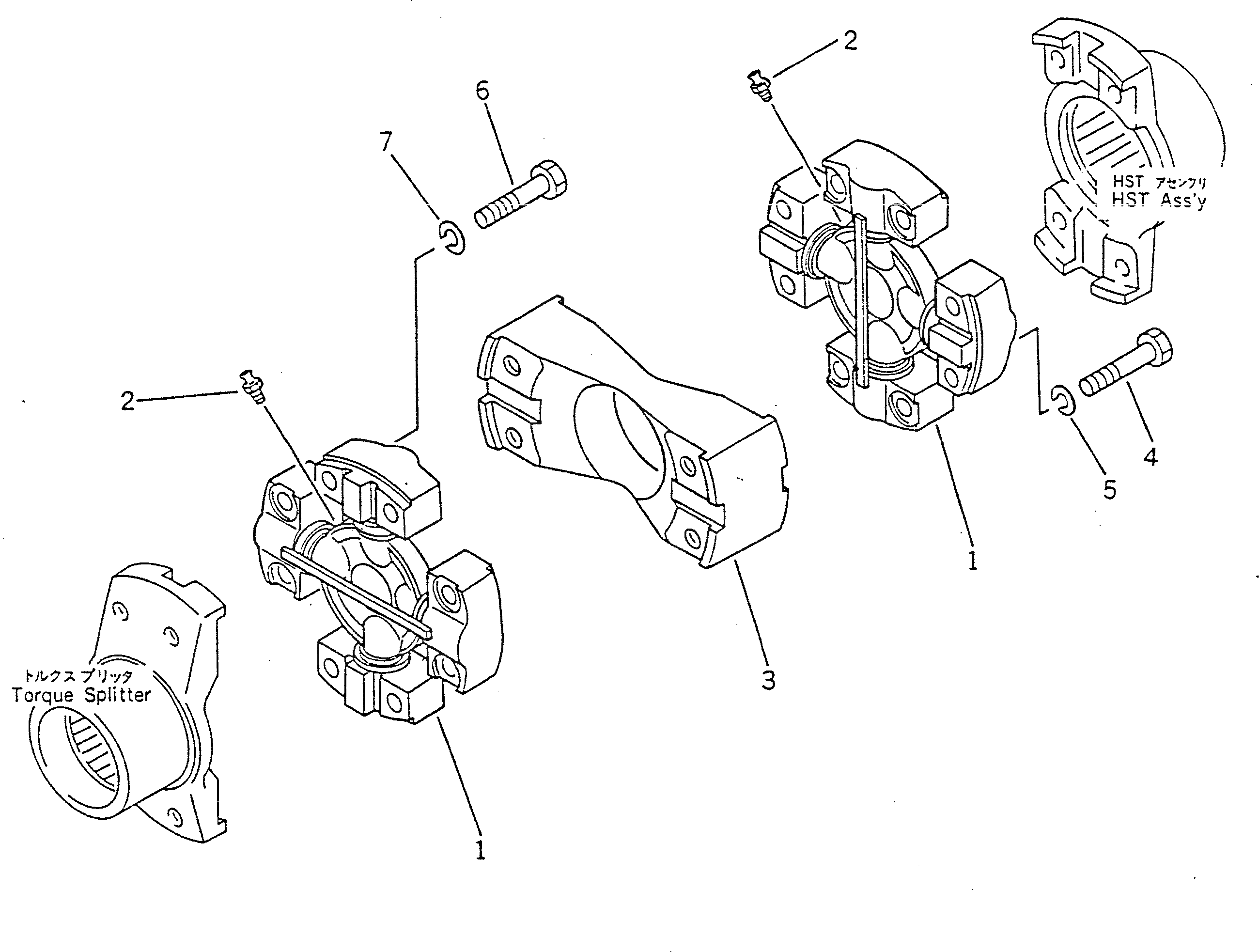 Вилка 144-15-16120 Komatsu