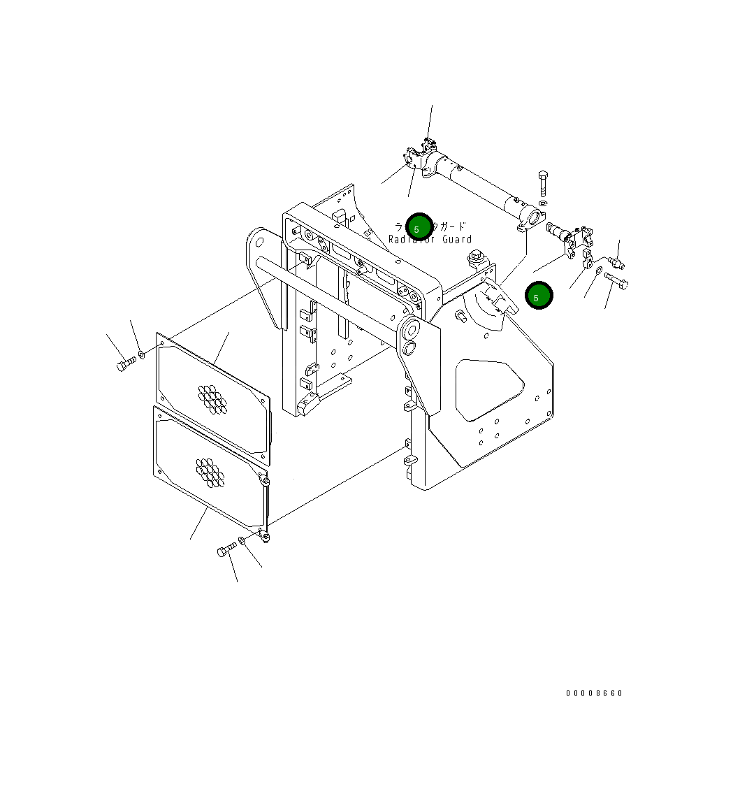Вилка 154-61-13214 Komatsu