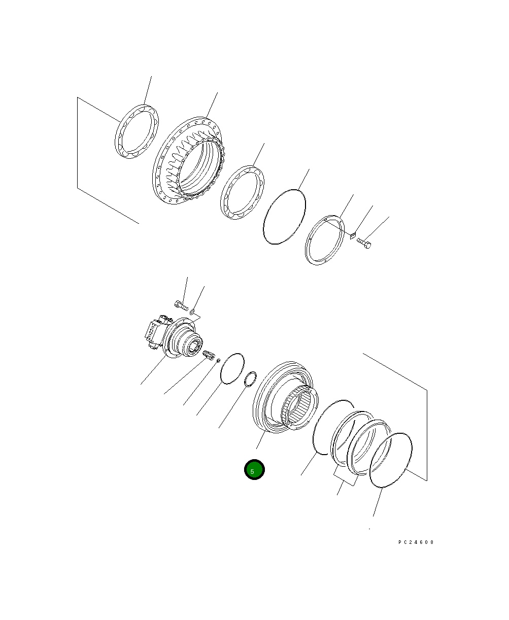 Вал 209-27-71251 Komatsu