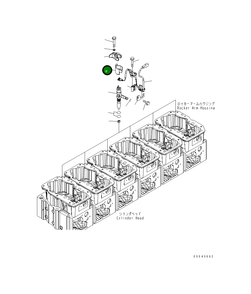 Адаптер 6245-71-1170 Komatsu