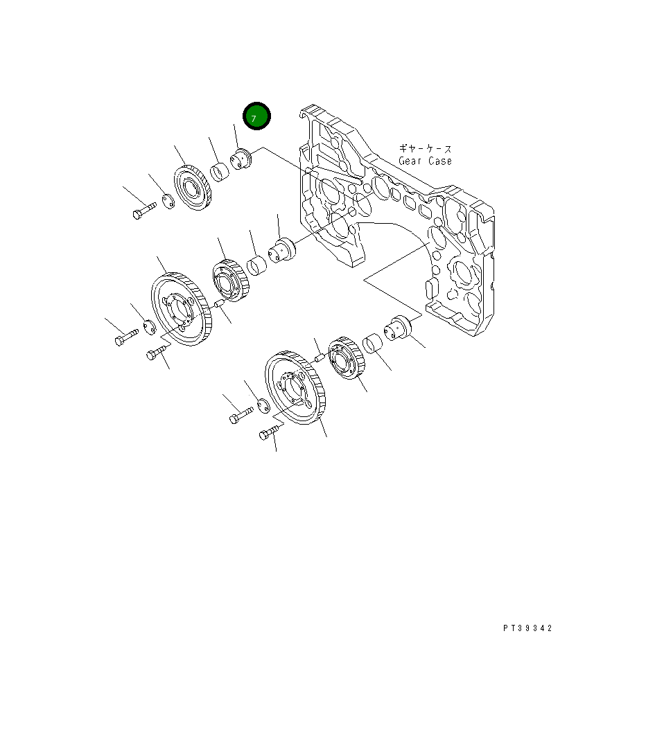 Вал 6215-31-6420 Komatsu