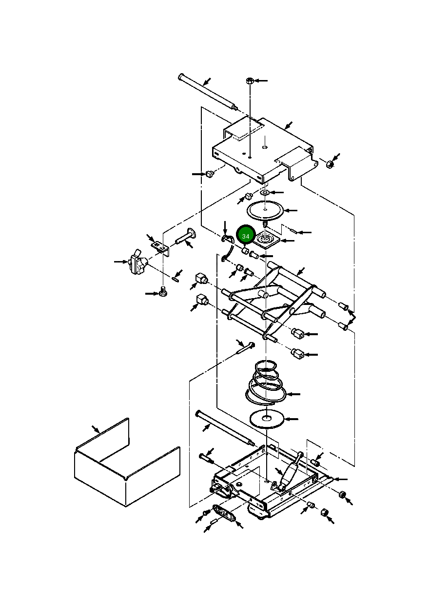 Верхний подшипник 1136 571 C1 Komatsu