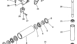 Вал 130-961-3310 Komatsu