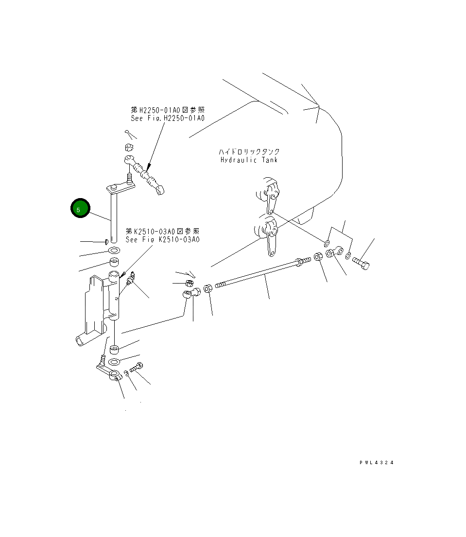 Вал 175-78-69411 Komatsu