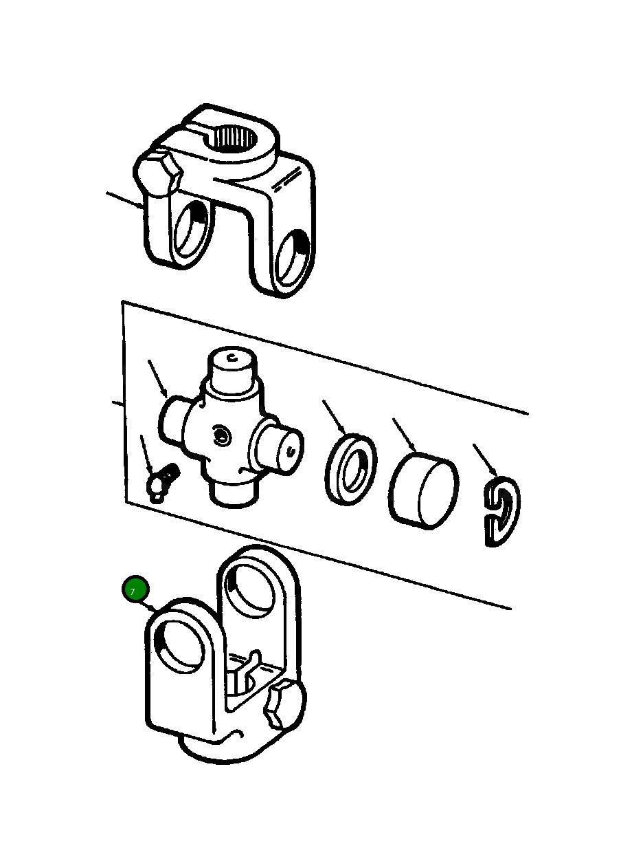 Вилка 135 552 Komatsu