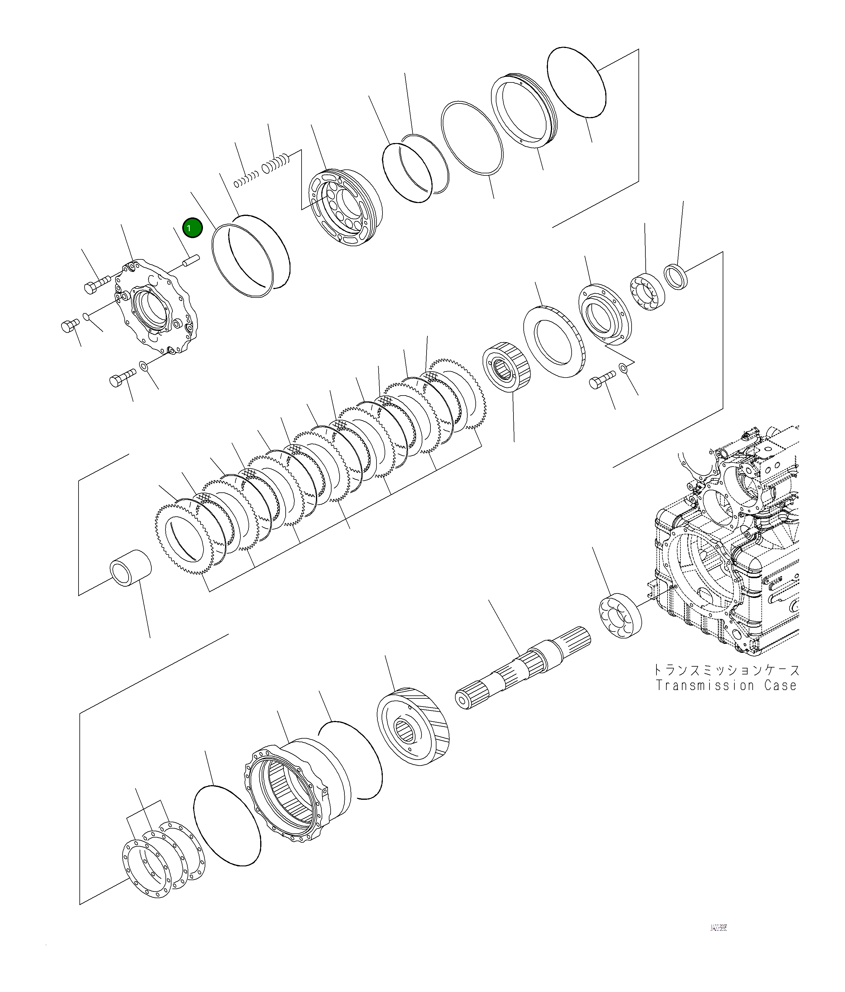 Вал 714-07-42281 Komatsu